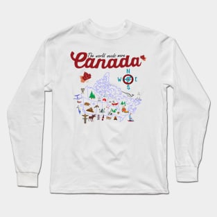 The World Needs More Canada Long Sleeve T-Shirt